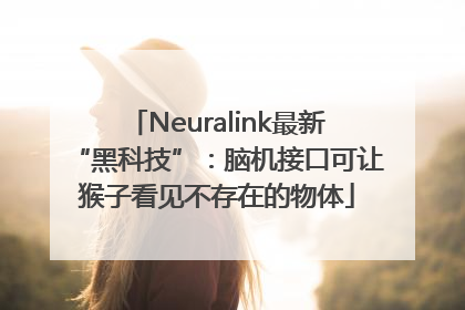 Neuralink最新“黑科技”：脑机接口可让猴子看见不存在的物体